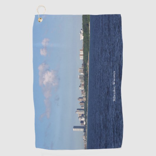 Milwaukee Skyline golfhanddoek (Voorkant)