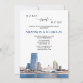 Milwaukee Skyline Housewarming Invitation Save The Date (Voorkant)