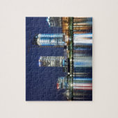 Milwaukee Skyline in Night Legpuzzel (Verticaal)