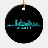 Milwaukee Skyline Keramisch Ornament (Voorkant)