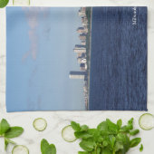 Milwaukee Skyline keukenhanddoek (Gevouwen)