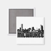 Milwaukee Skyline Magneet (Voorkant / Achterkant)