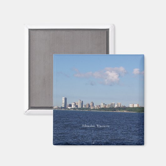 Milwaukee Skyline magnet (Voorkant / Achterkant)