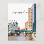 Milwaukee Skyline Moving Announcement Briefkaart (Voorkant)