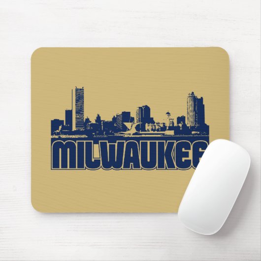 Milwaukee Skyline Muismat (Met muis)