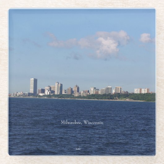 Milwaukee Skyline onderzetter (Voorkant)