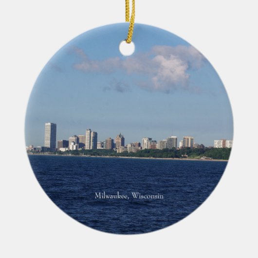 Milwaukee Skyline ornament (Voorkant)