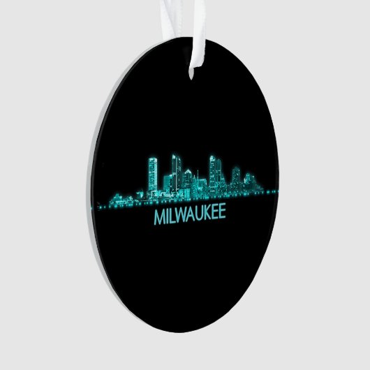Milwaukee Skyline Ornament (voorkant)