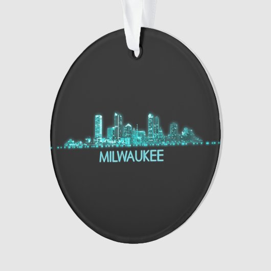 Milwaukee Skyline Ornament (voorkant)
