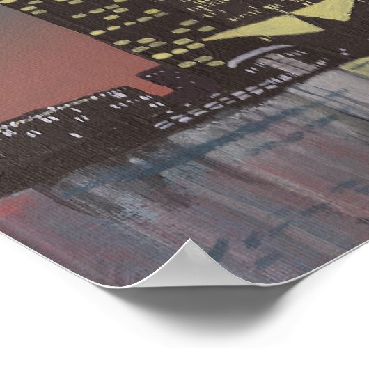 Milwaukee Skyline Painting Print (Hoek)