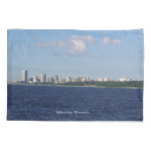 Milwaukee Skyline pillow hoesje Kussensloop (Achterkant)