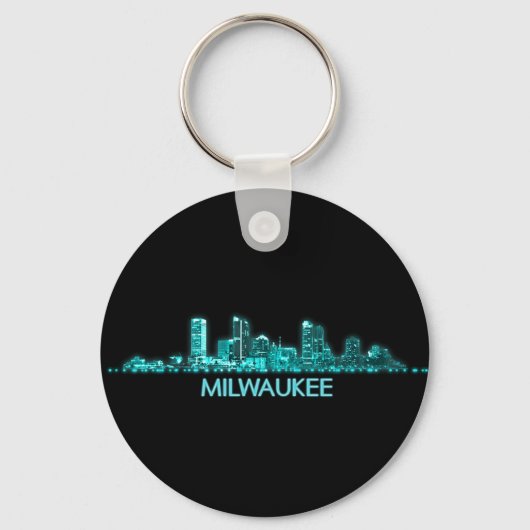 Milwaukee Skyline Sleutelhanger (Voorkant)