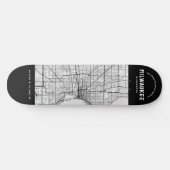 Milwaukee Stadsplattegrond Skateboard (Horizontaal)