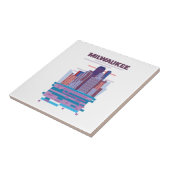 Milwaukee Travel poster Tegeltje (Zijkant)