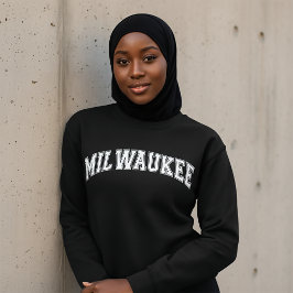 MILWAUKEE Universitair Stijl Sweater Amerika Colle