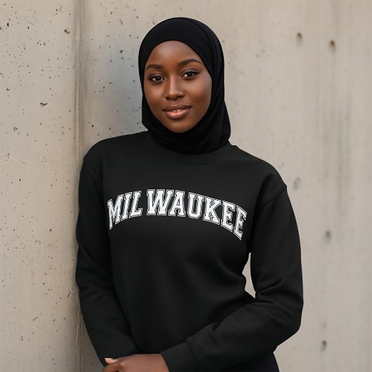 MILWAUKEE Universitair Stijl Sweater Amerika Colle