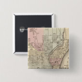 Milwaukee Vierkante Button 5,1 Cm (Voorkant /achterkant)