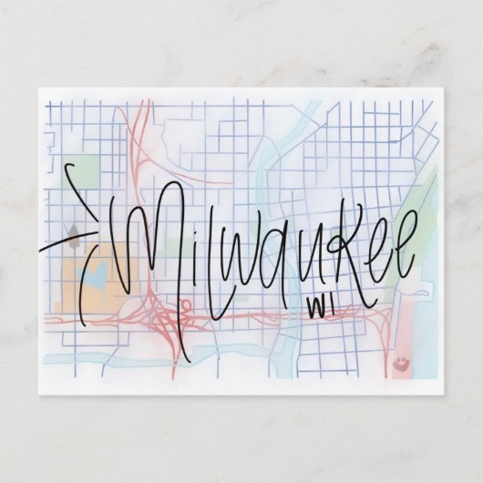 Milwaukee Wenskaart Briefkaart (Voorkant)