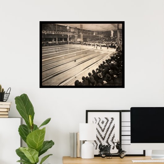 Milwaukee, WI Bowling I Foto 1905 Poster (Thuiskantoor)