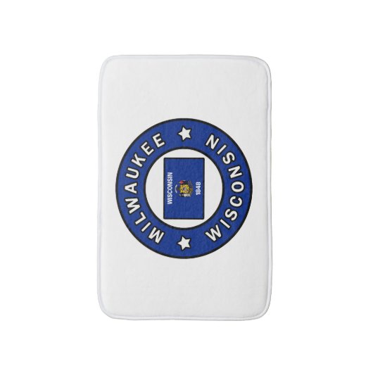 Milwaukee Wisconsin Badmat (Voorkant Verticaal)