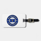 Milwaukee Wisconsin Bagagelabel (Voorkant horizontaal)