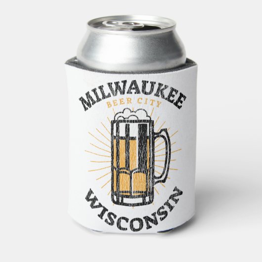 Milwaukee Wisconsin Beer City Blikjeskoeler (Blikje Achterkant)