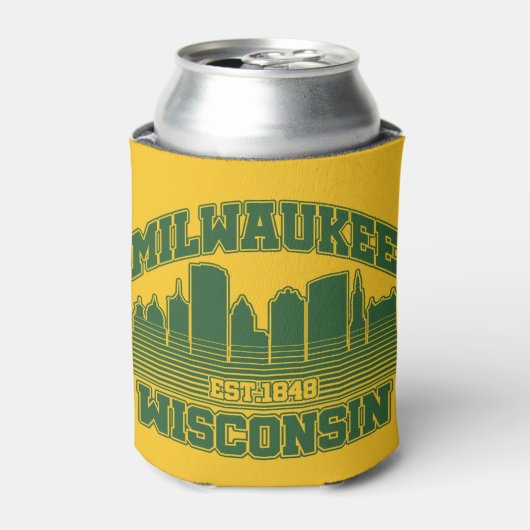 Milwaukee, Wisconsin Blikjeskoeler (Blikje Voorkant)