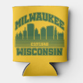 Milwaukee, Wisconsin Blikjeskoeler (Voorkant)