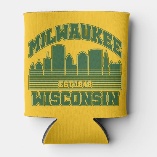 Milwaukee, Wisconsin Blikjeskoeler (Voorkant)