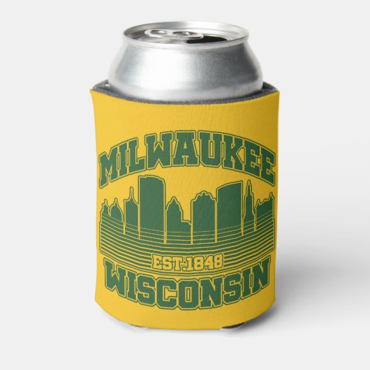 Milwaukee, Wisconsin Blikjeskoeler (Blikje Achterkant)