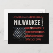 Milwaukee Wisconsin Briefkaart (Voorkant / Achterkant)