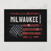Milwaukee Wisconsin Briefkaart (Voorkant)