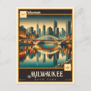 Milwaukee, Wisconsin    Briefkaart