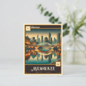 Milwaukee, Wisconsin |  Briefkaart (Staand voorkant)