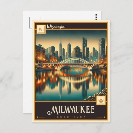 Milwaukee, Wisconsin |  Briefkaart (Voorkant / Achterkant)