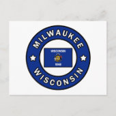 Milwaukee Wisconsin Briefkaart (Voorkant)