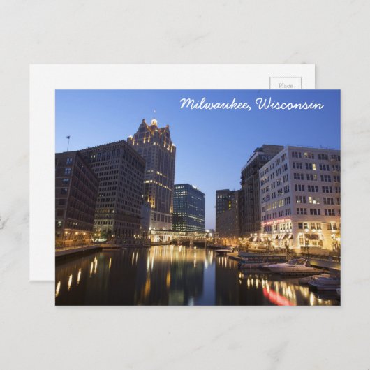 Milwaukee, Wisconsin Briefkaart (Voorkant / Achterkant)