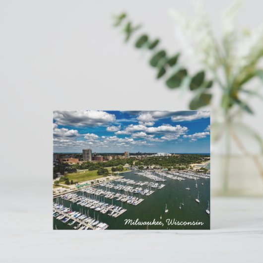 Milwaukee, Wisconsin Briefkaart (Staand voorkant)