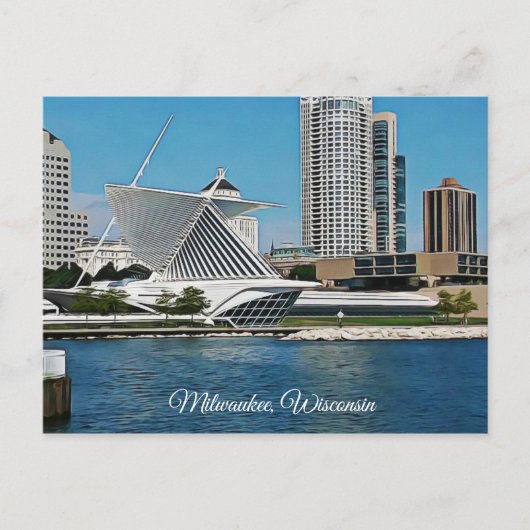 Milwaukee, Wisconsin Briefkaart (Voorkant)