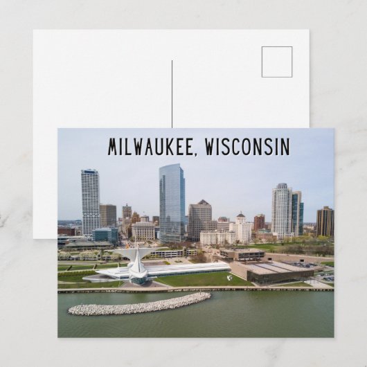 Milwaukee, Wisconsin Briefkaart (Voorkant / Achterkant)