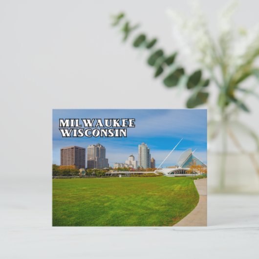 Milwaukee Wisconsin Briefkaart (Staand voorkant)