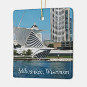 Milwaukee Wisconsin Cheese Head Christmas Keepsake Keramisch Ornament (Links)