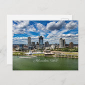 Milwaukee, Wisconsin cityscape-foto, Briefkaart (Voorkant / Achterkant)