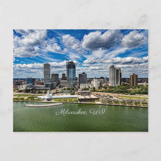 Milwaukee, Wisconsin cityscape-foto, Briefkaart (Voorkant)
