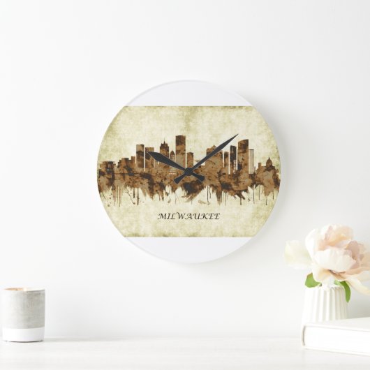 Milwaukee Wisconsin Cityscape Grote Klok (Huis)