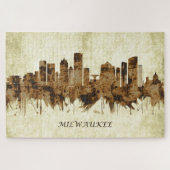 Milwaukee Wisconsin Cityscape Legpuzzel (Horizontaal)