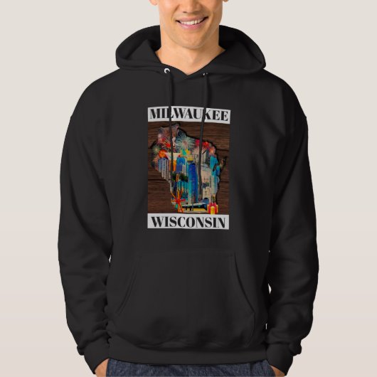 Milwaukee, Wisconsin collage 2026 Hoodie (Voorkant)
