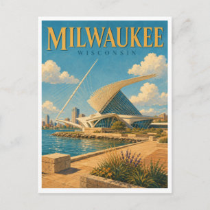 Milwaukee Wisconsin GeoSaga Briefkaart