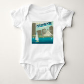 Milwaukee Wisconsin Harbor | Brew City Romper (Voorkant)