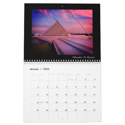 Milwaukee, Wisconsin Kalender (Jan 2026)